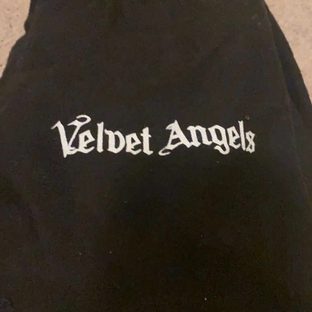 Beautiful size7 Velvet angels satin peeka boo toe leather tassel gorgeous sexy